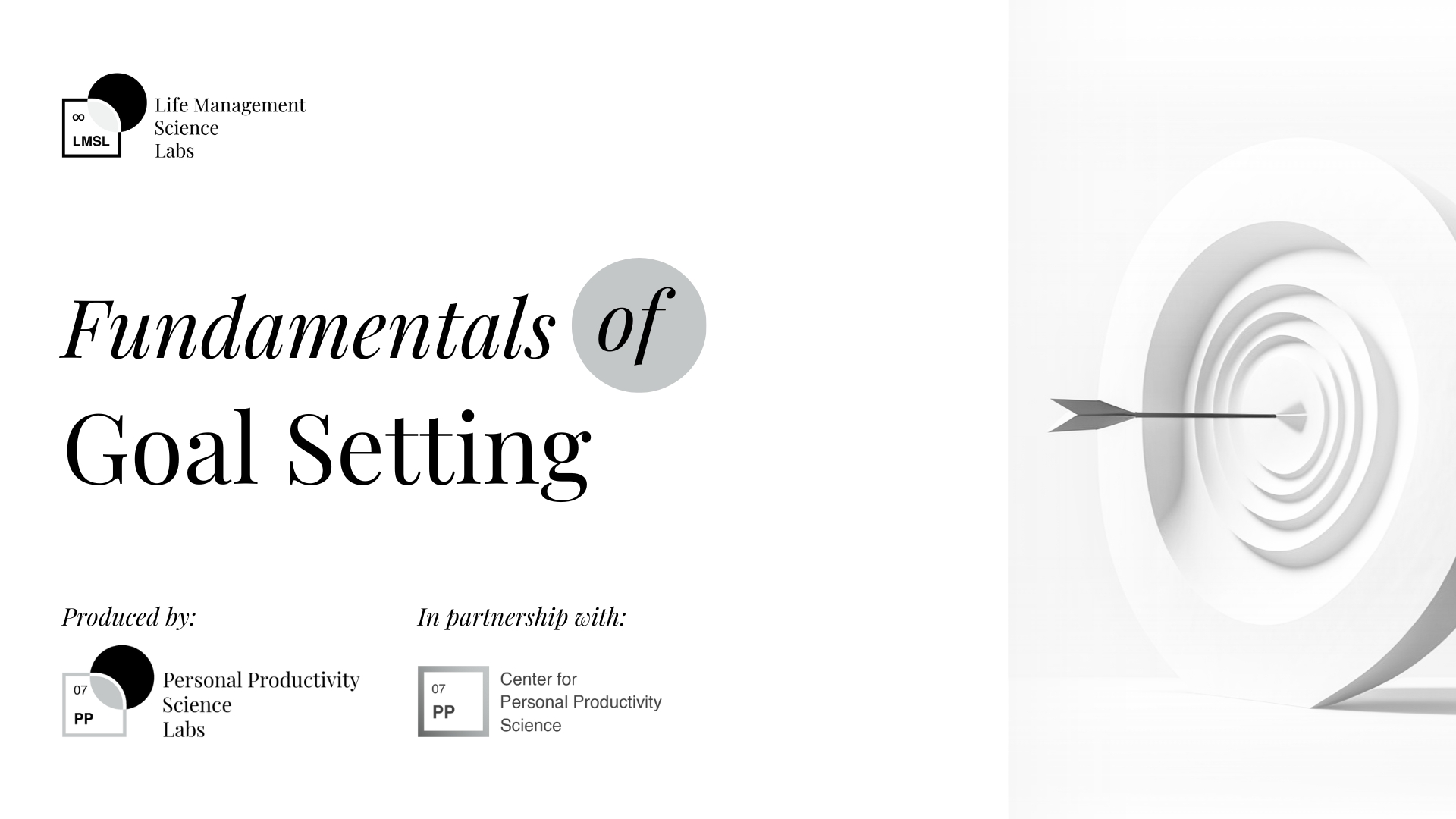 Fundamentals of Goal-Setting