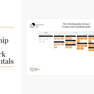 The Relationship Science Framework Fundamentals