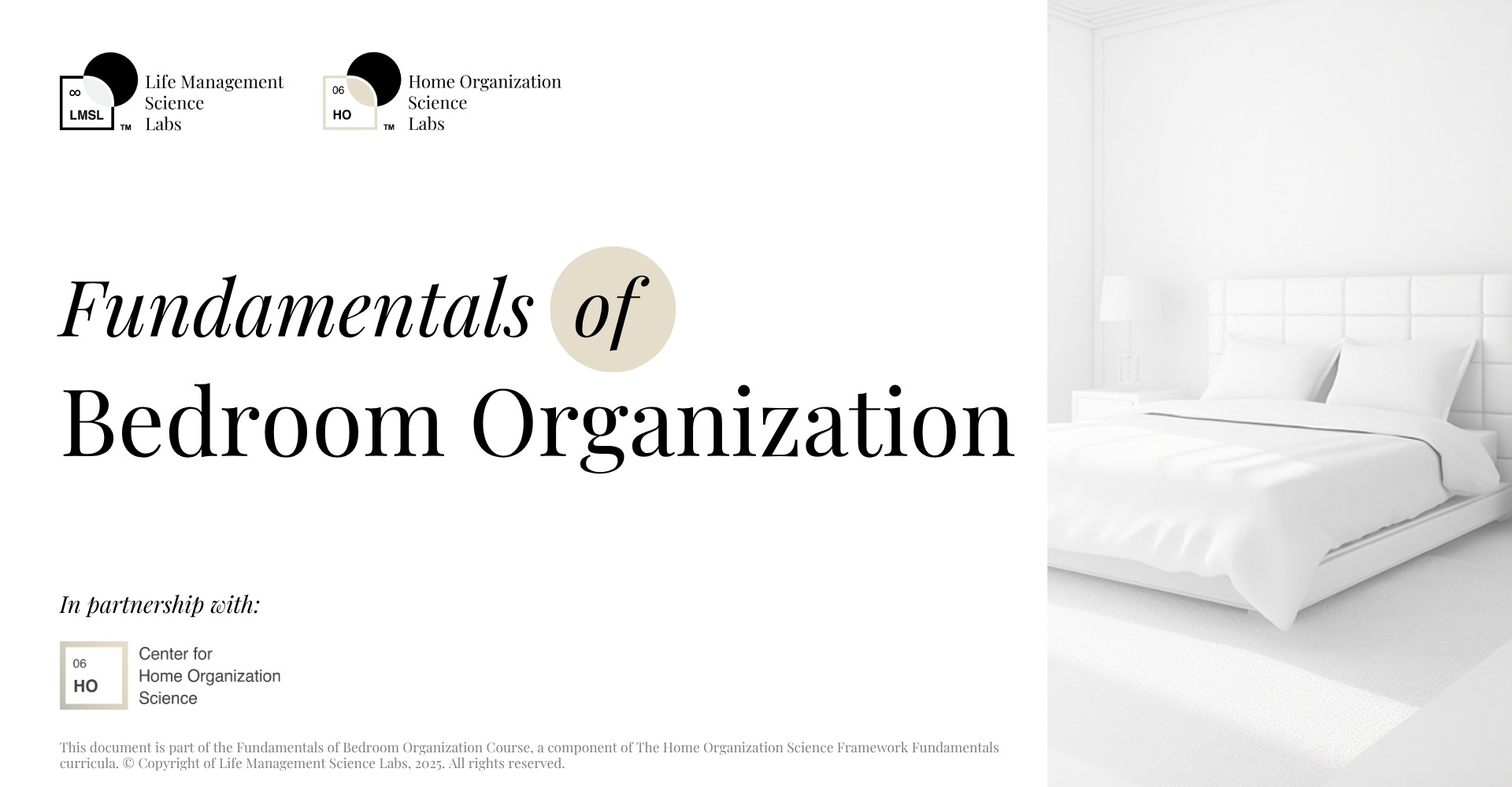 Fundamentals of Bedroom Organization