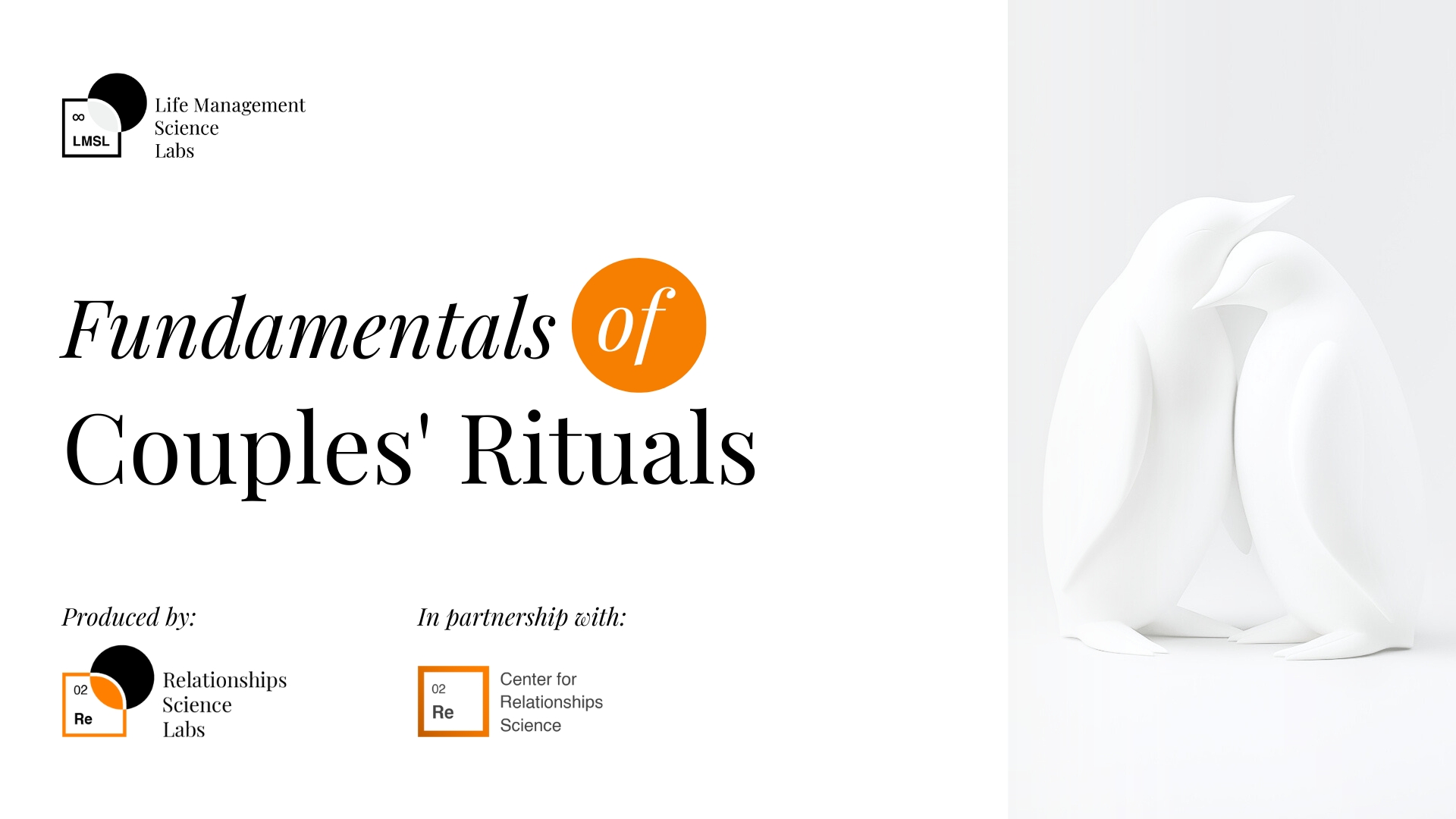Fundamentals of Couples' Rituals