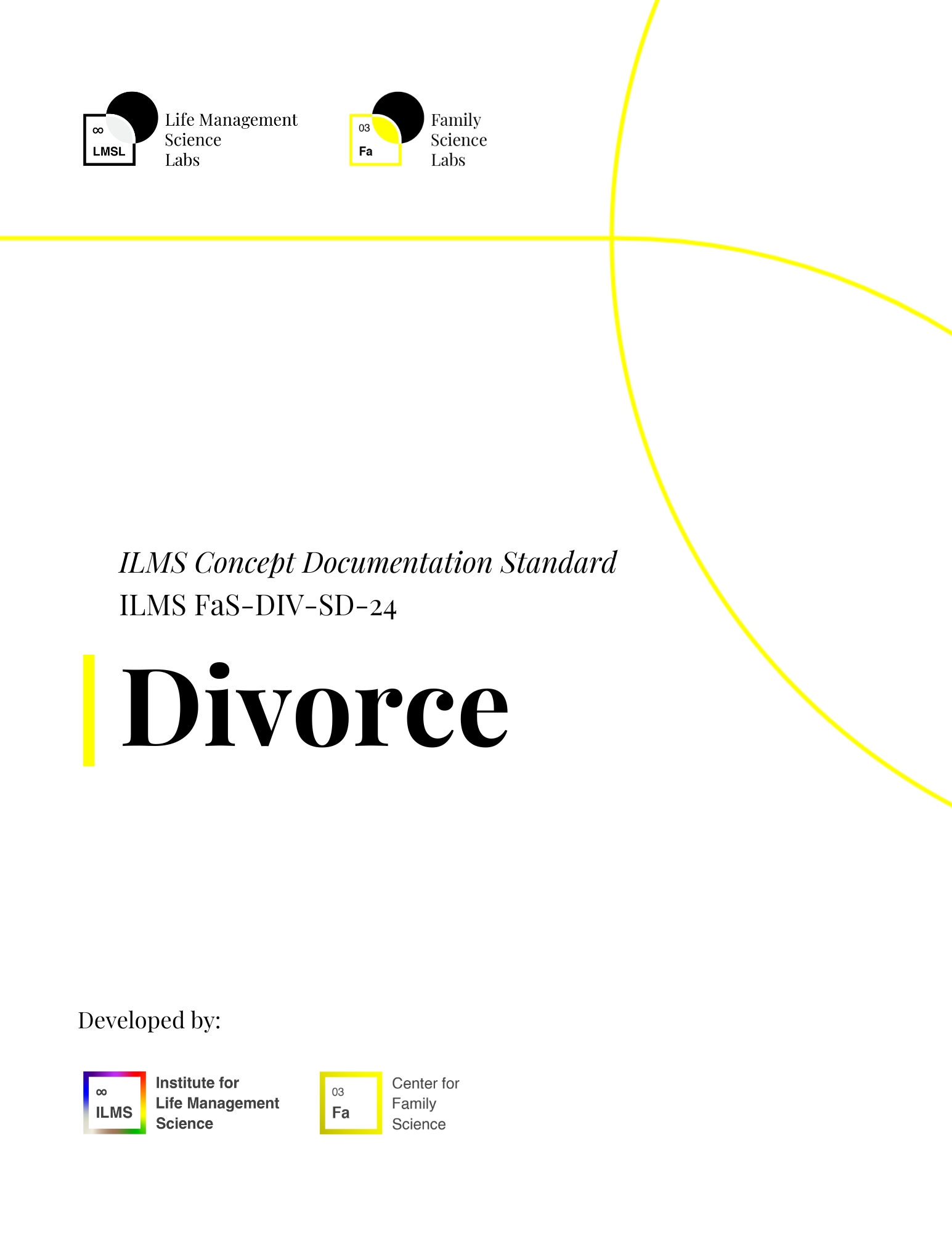 Divorce ILMS Concept Documentation Standard