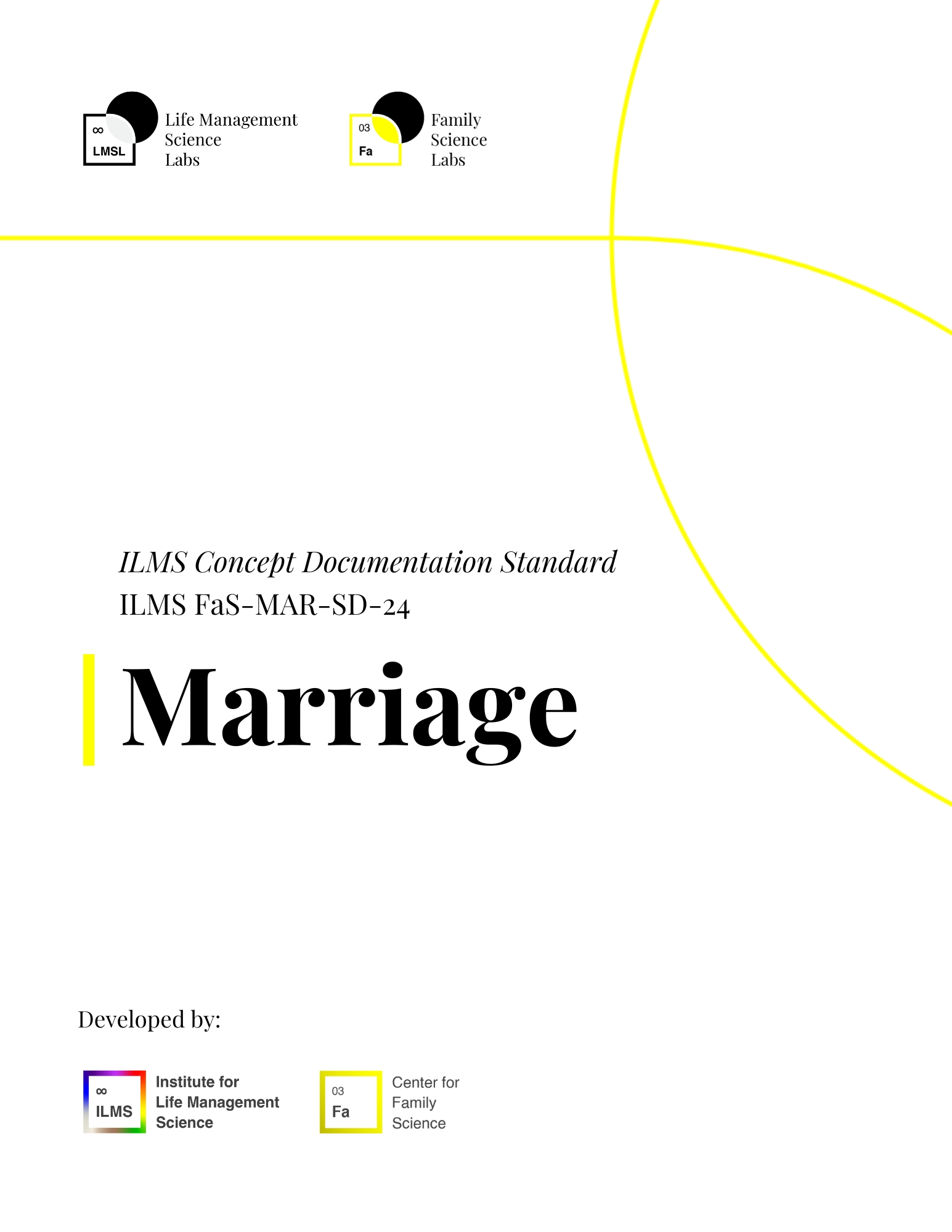 Marriage ILMS Concept Documentation Standard