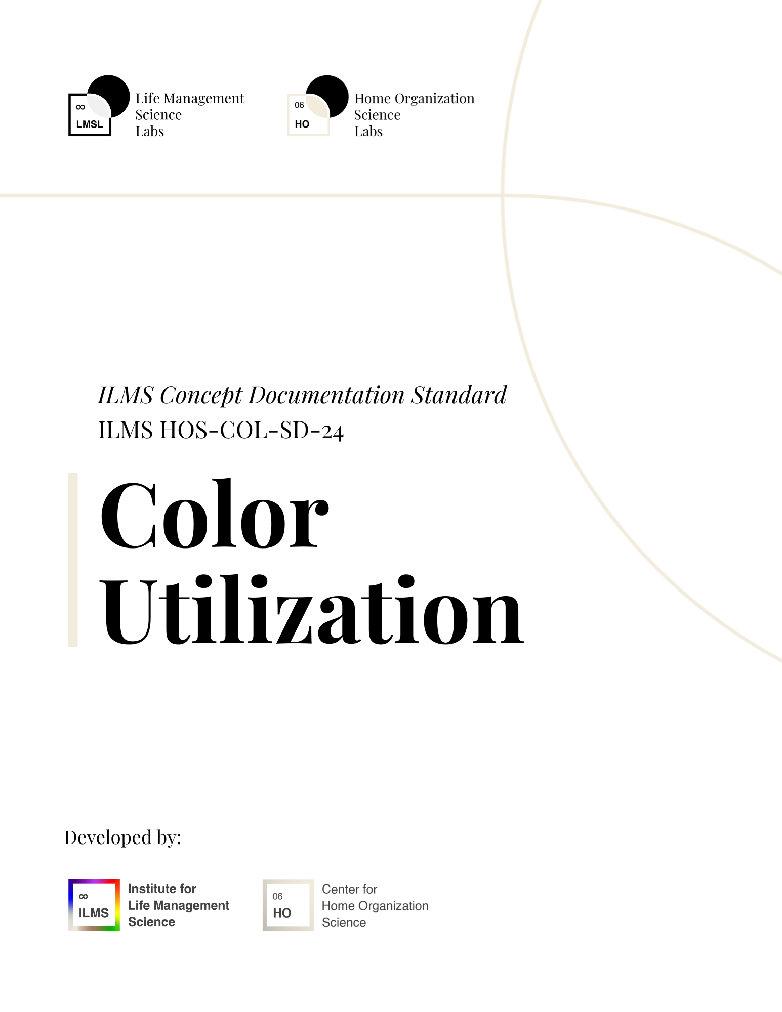 Color Utilization ILMS Concept Documentation Standard
