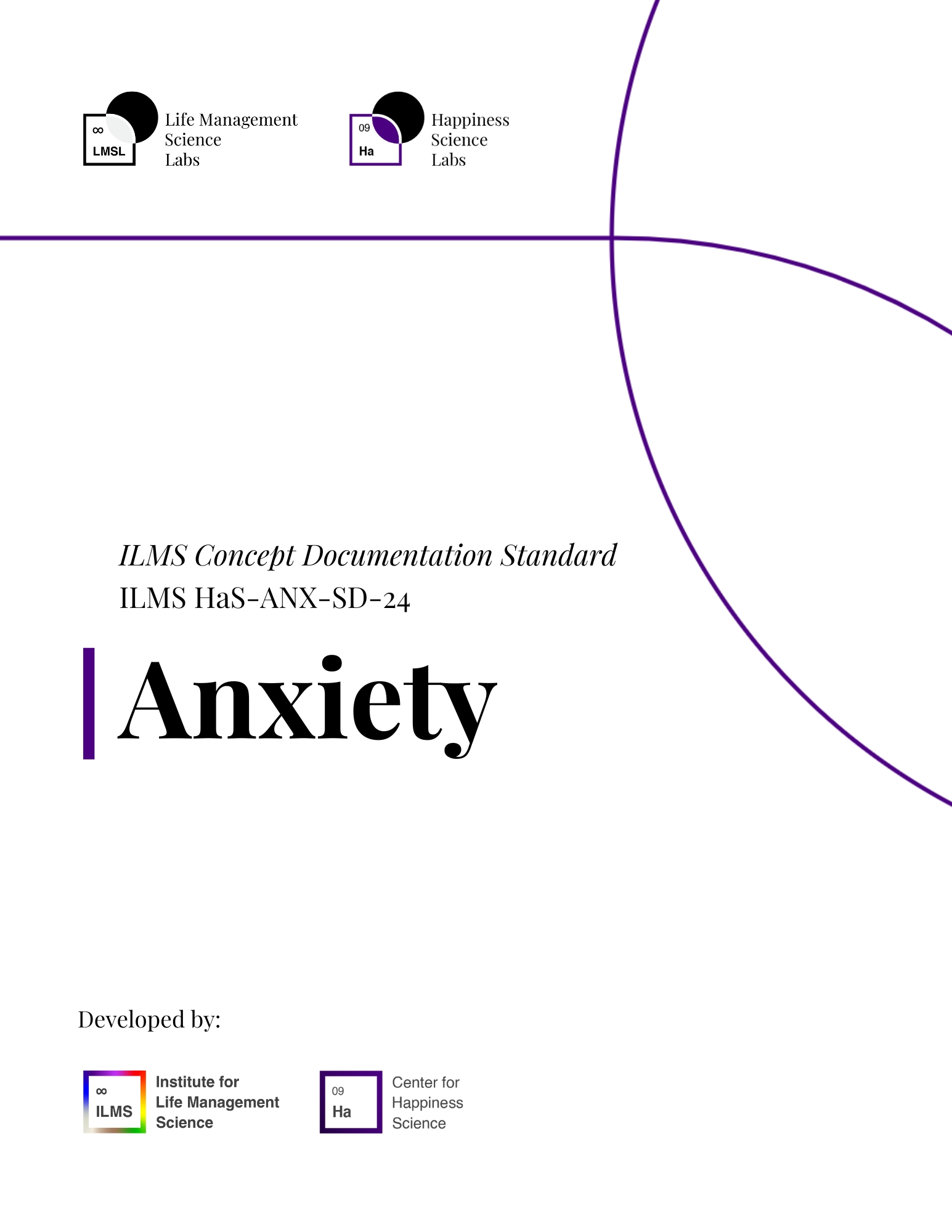 Anxiety ILMS Concept Documentation Standard​