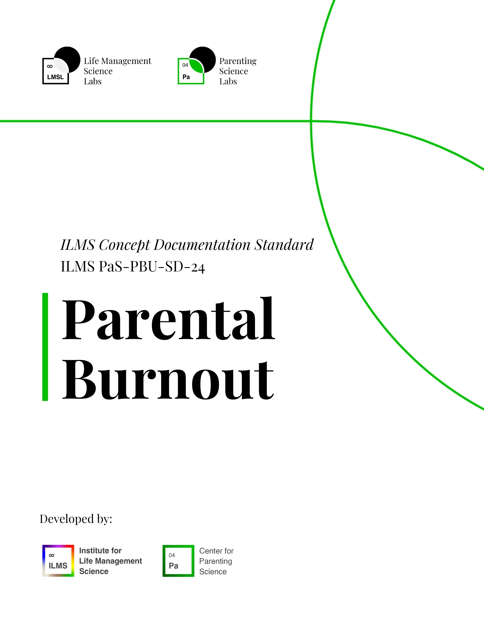 Parental Burnout ILMS Concept Documentation Standard