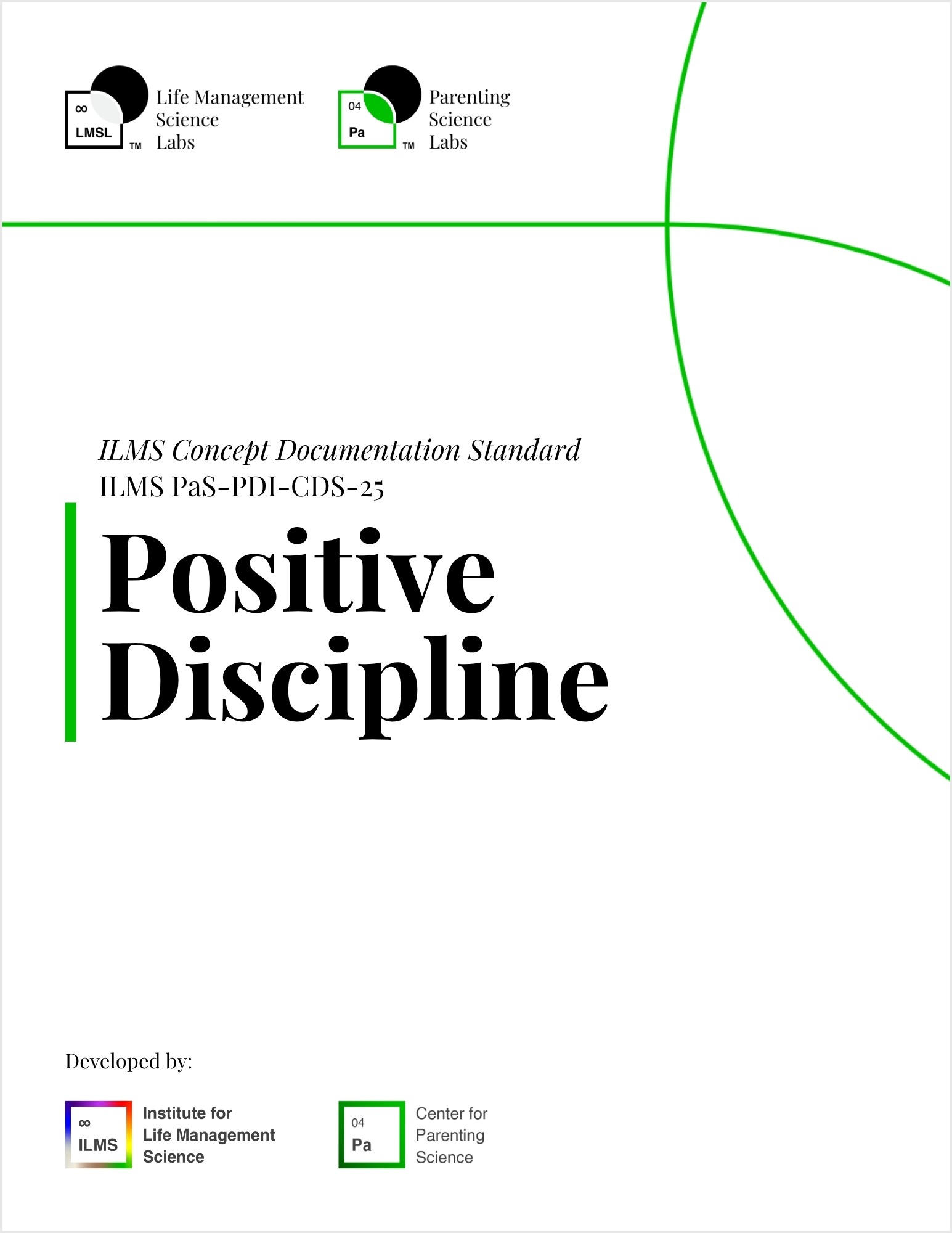 Positive Discipline ILMS Concept Documentation Standard