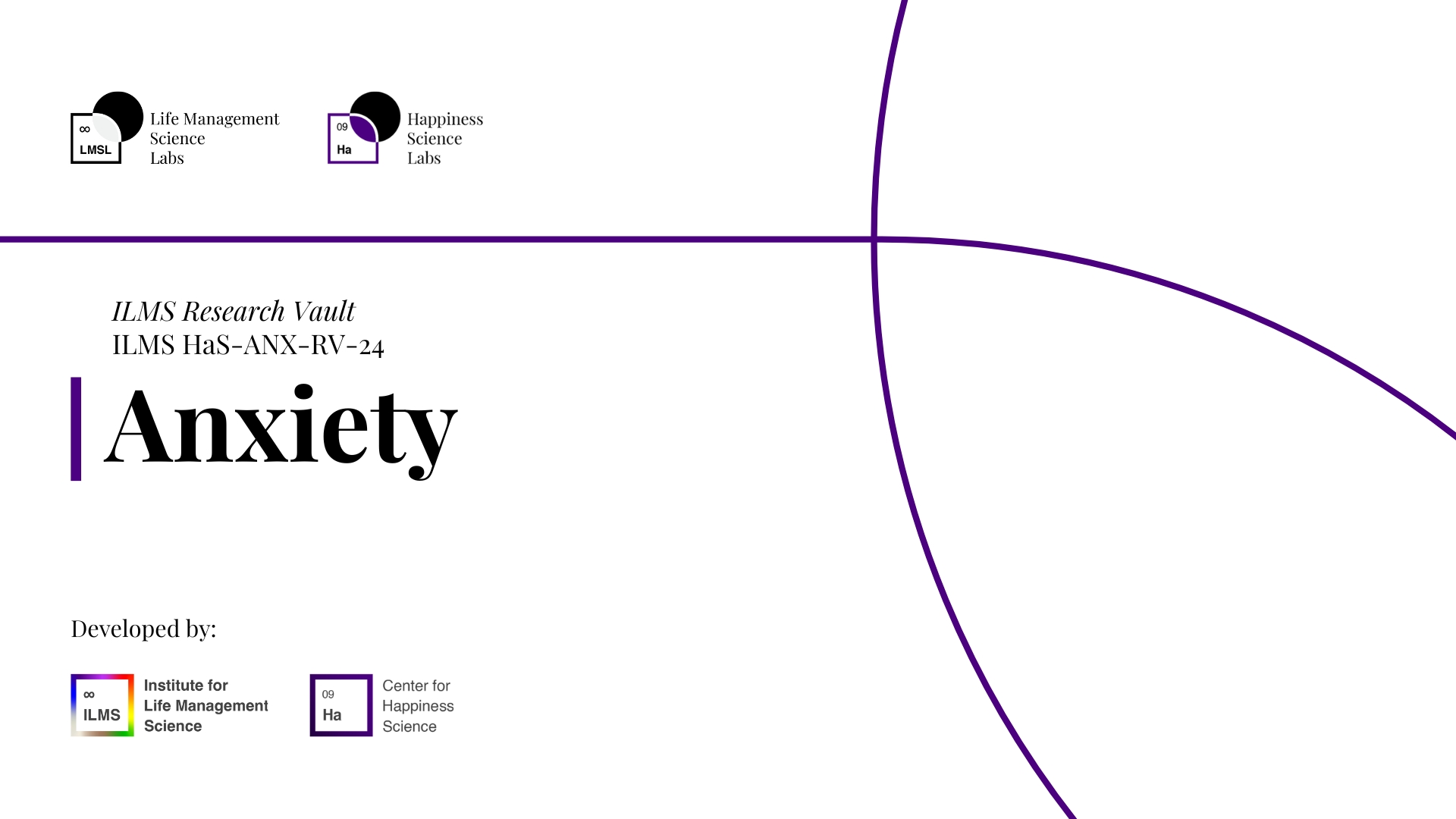 Anxiety ILMS Research Vault