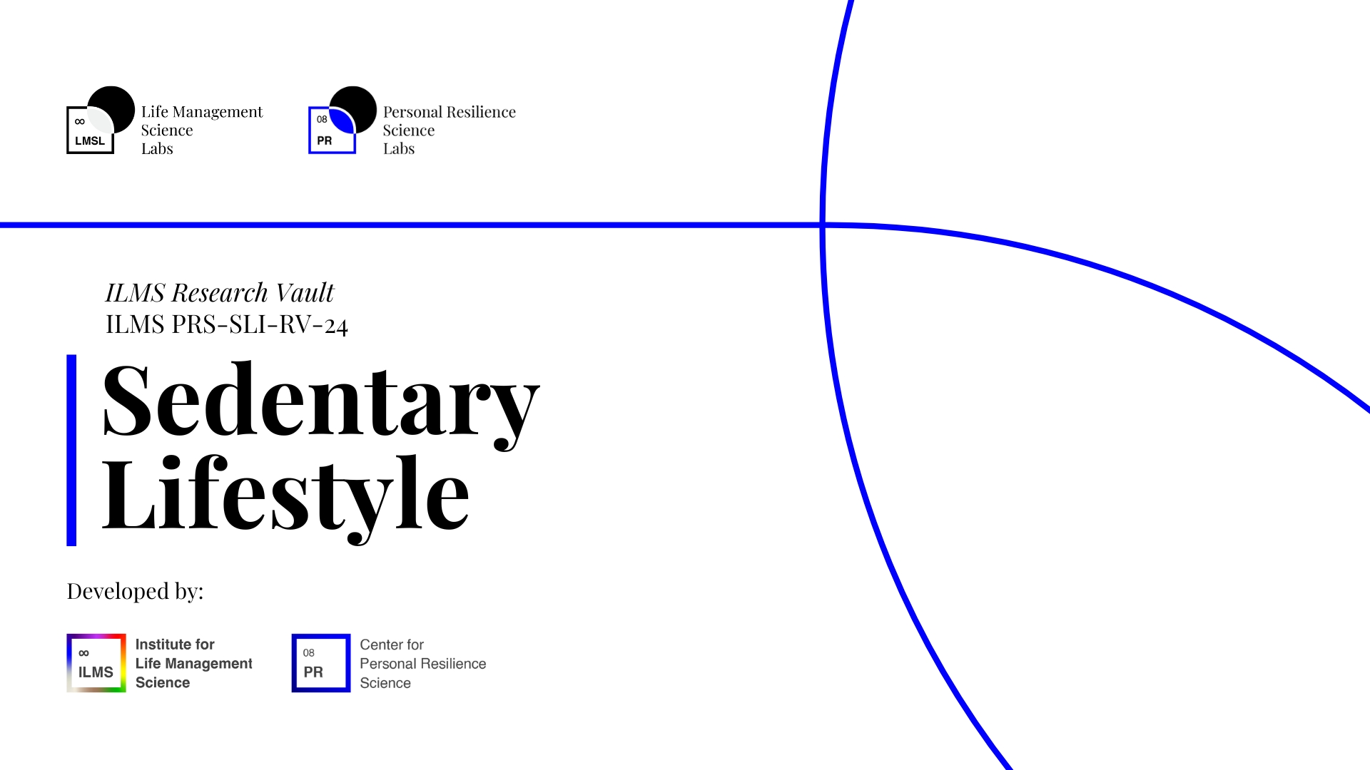 Sedentary Lifestyle ILMS Research Vault