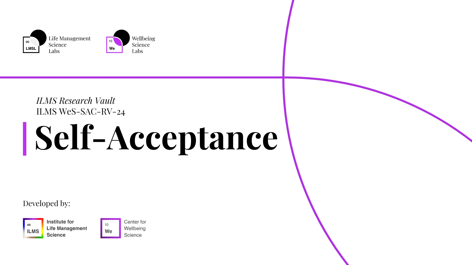 Self-Acceptance ILMS Research Vault