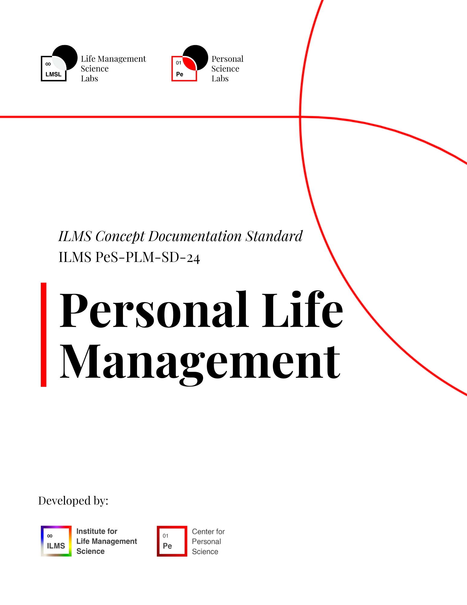 Personal Life Management ILMS Concept Documentation Standard