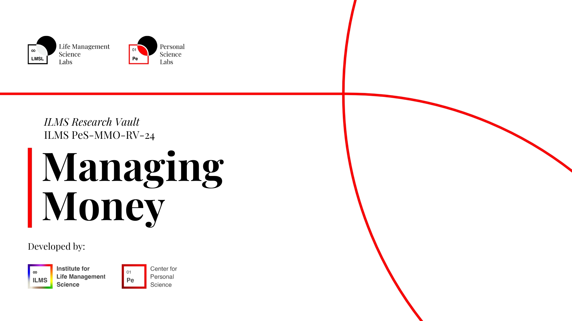 Managing Money ILMS Research Vault