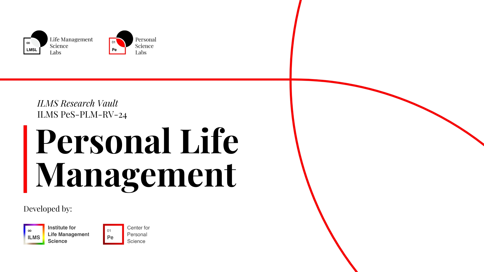 Personal Life Management ILMS Research Vault