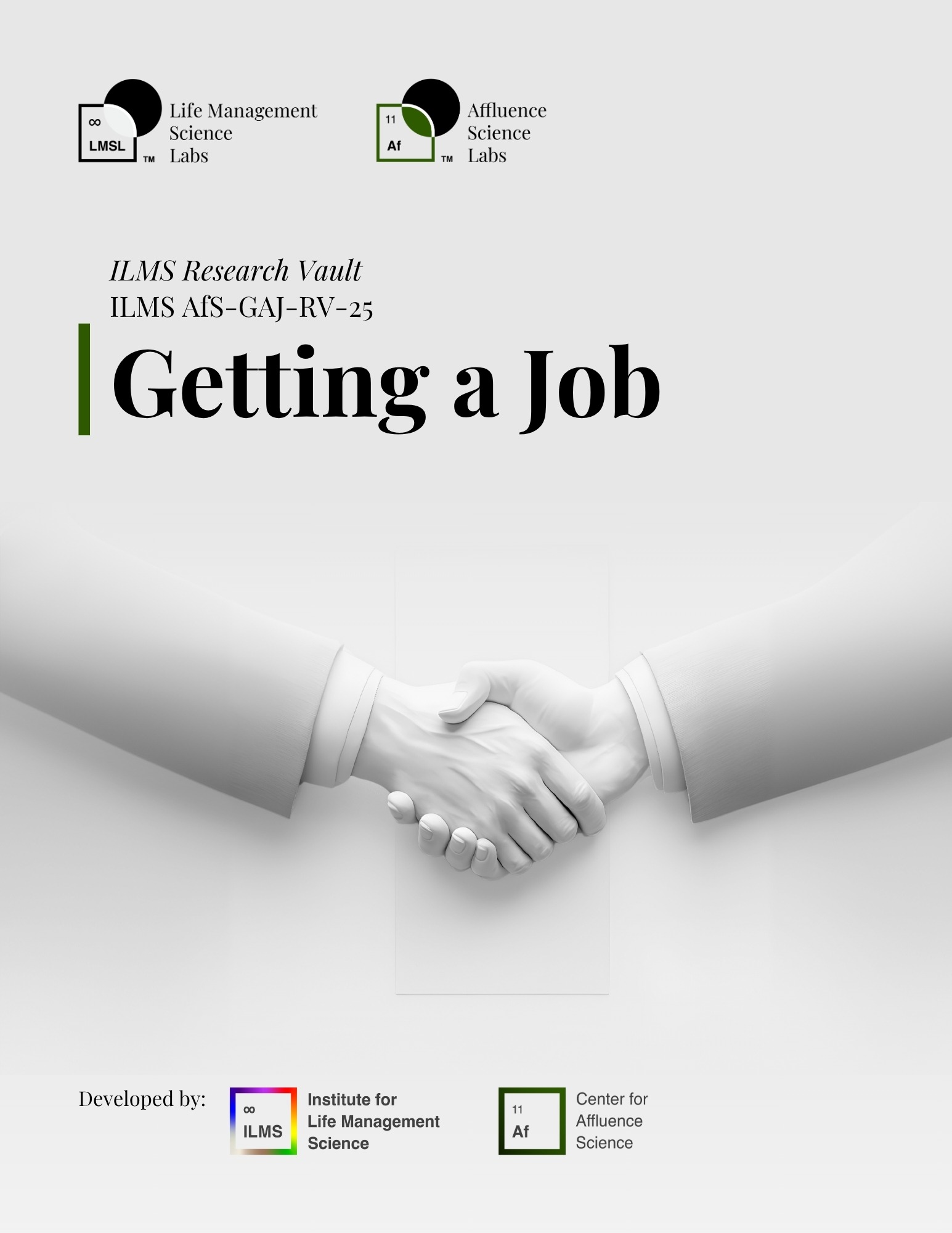 Getting a Job ILMS Research Vault